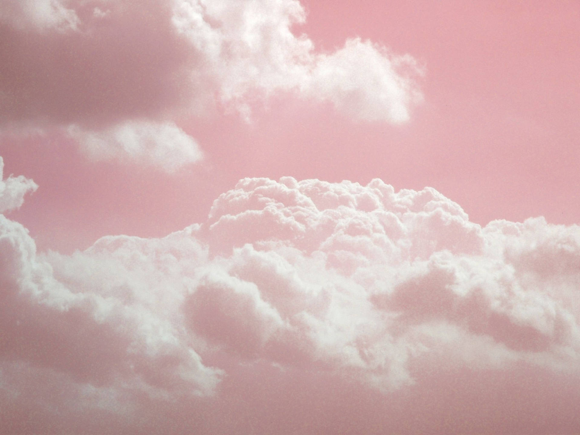 Light Pink Clouds Wallpaper