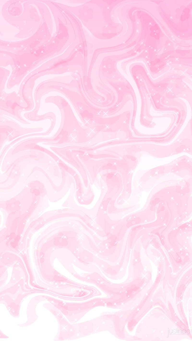 Light Pink Color Whirls Wallpaper