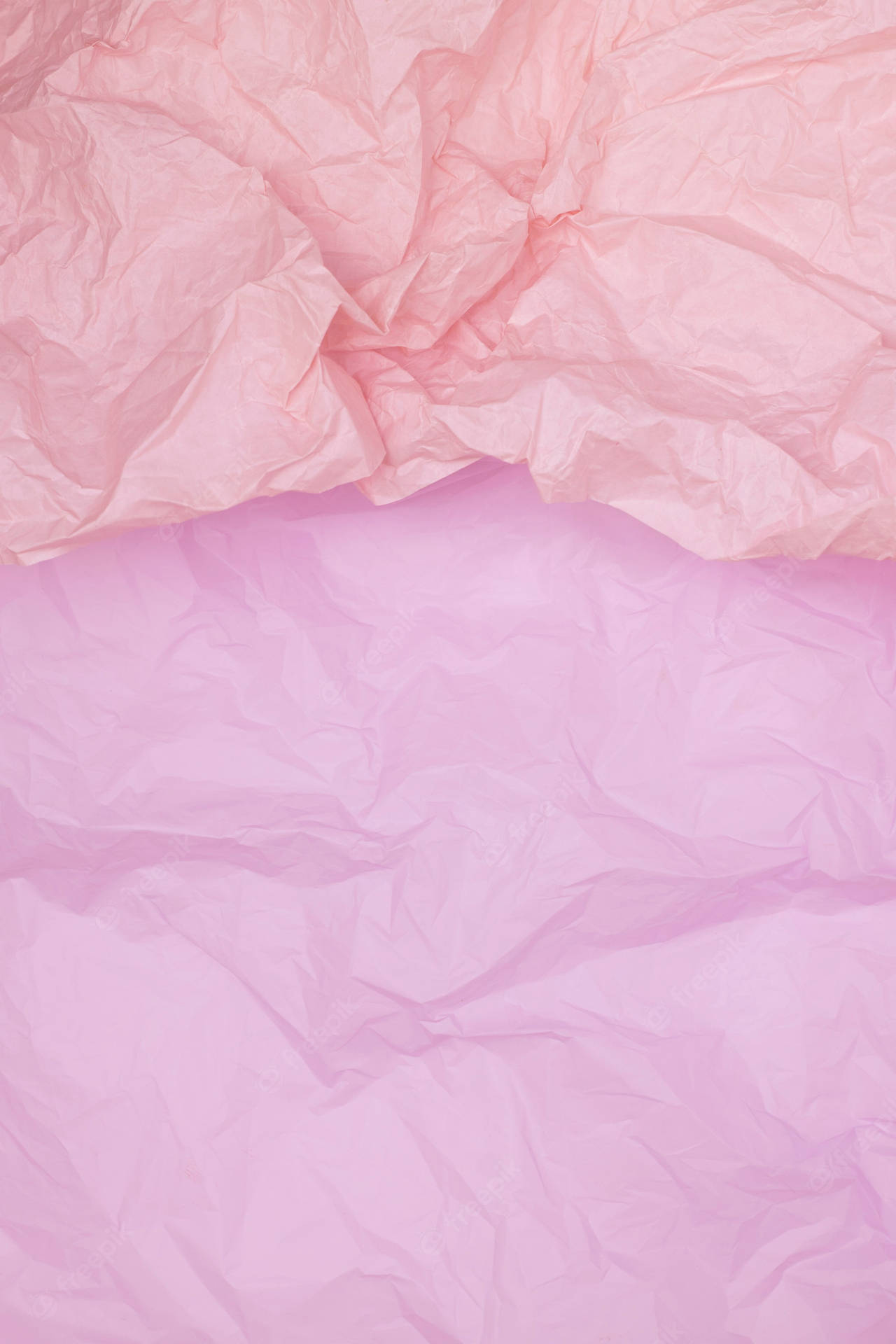 Light Pink Crumpled Paper Background
