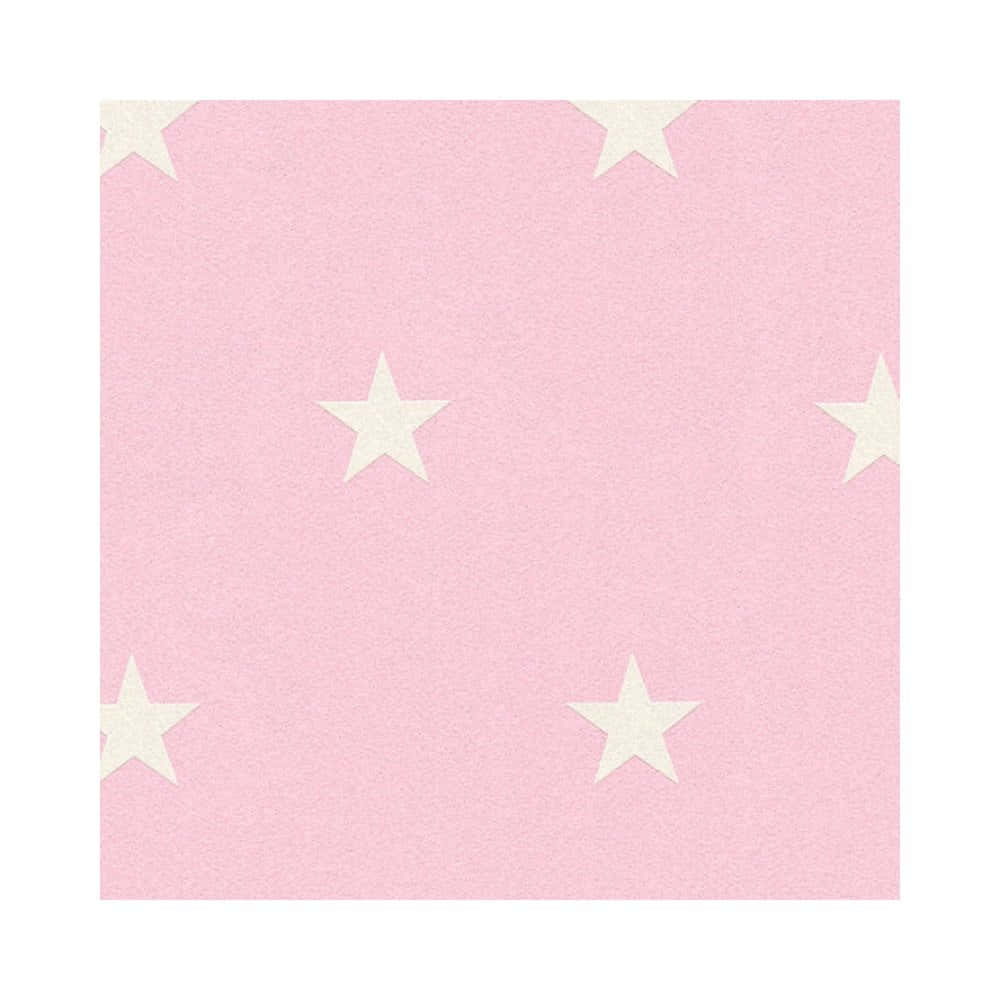 Light Pink Glitter Stars Background Wallpaper