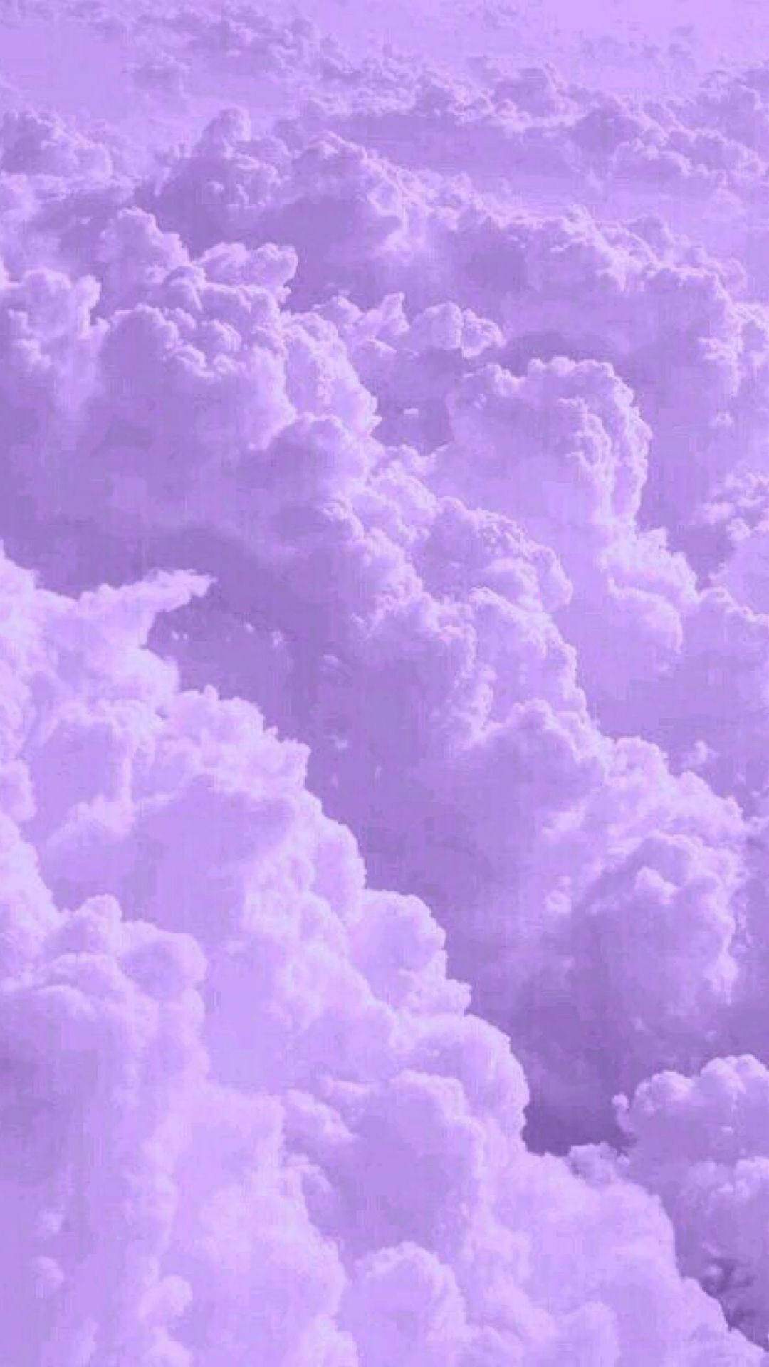 Download Light Purple Aesthetic Clouds Wallpaper | Wallpapers.com