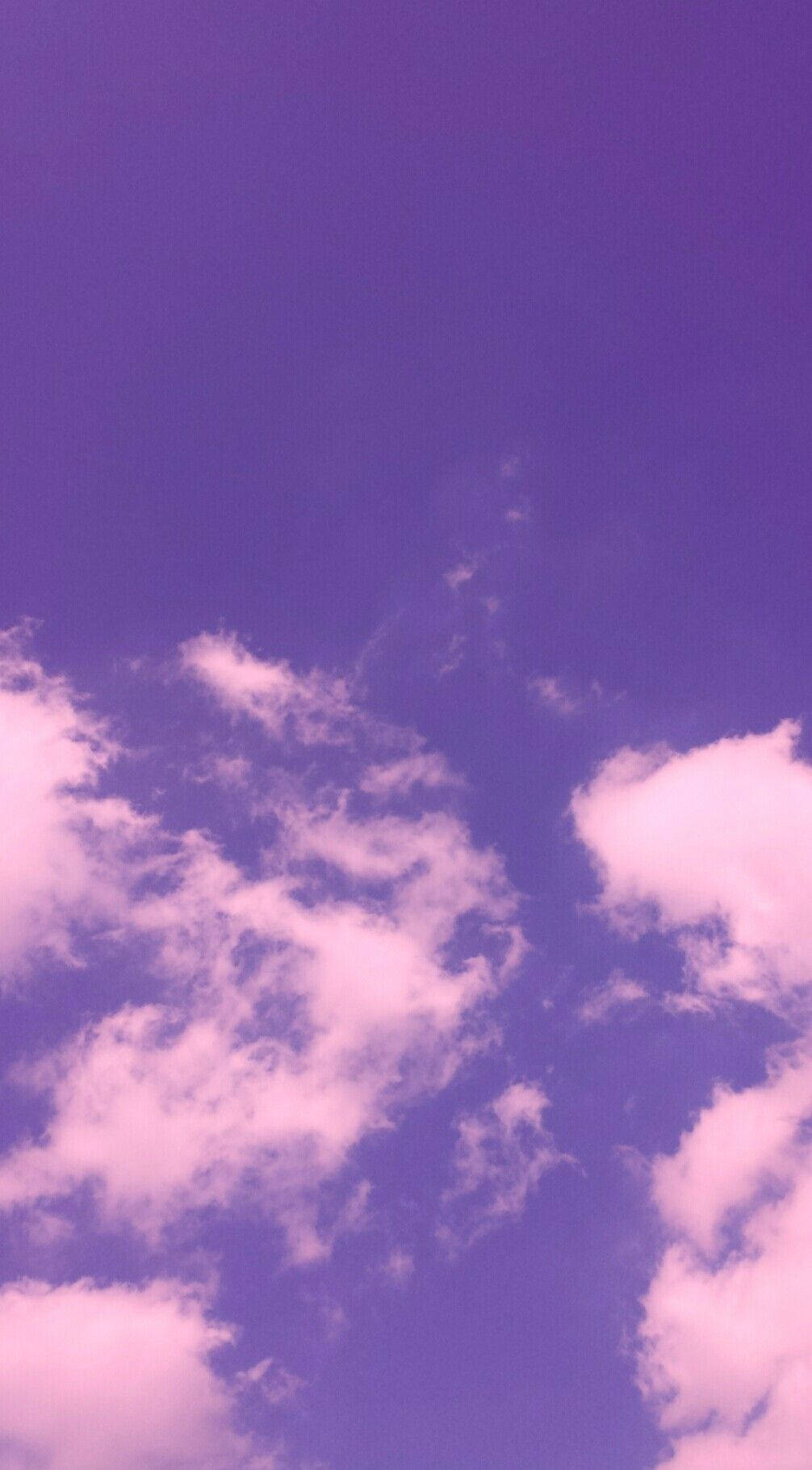 Light Purple Aesthetic Cloudy Sky Picture