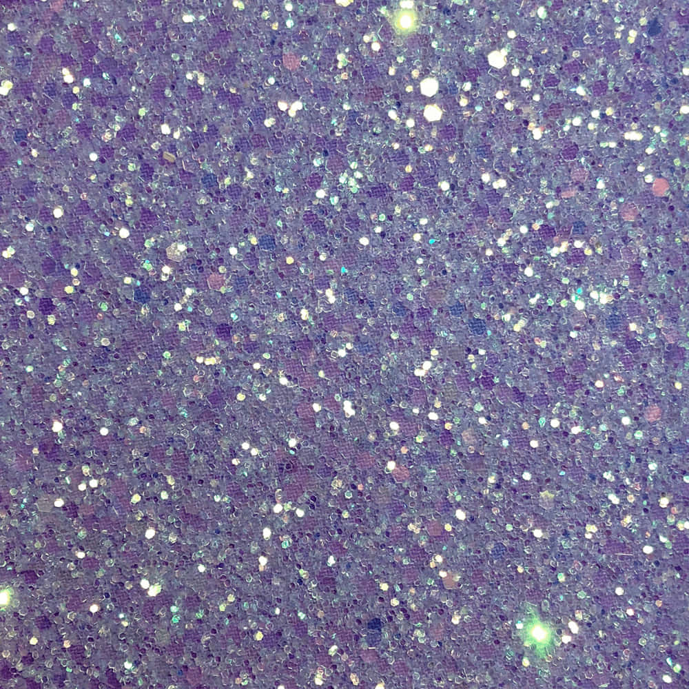 A Close Up Of A Purple Glitter Surface