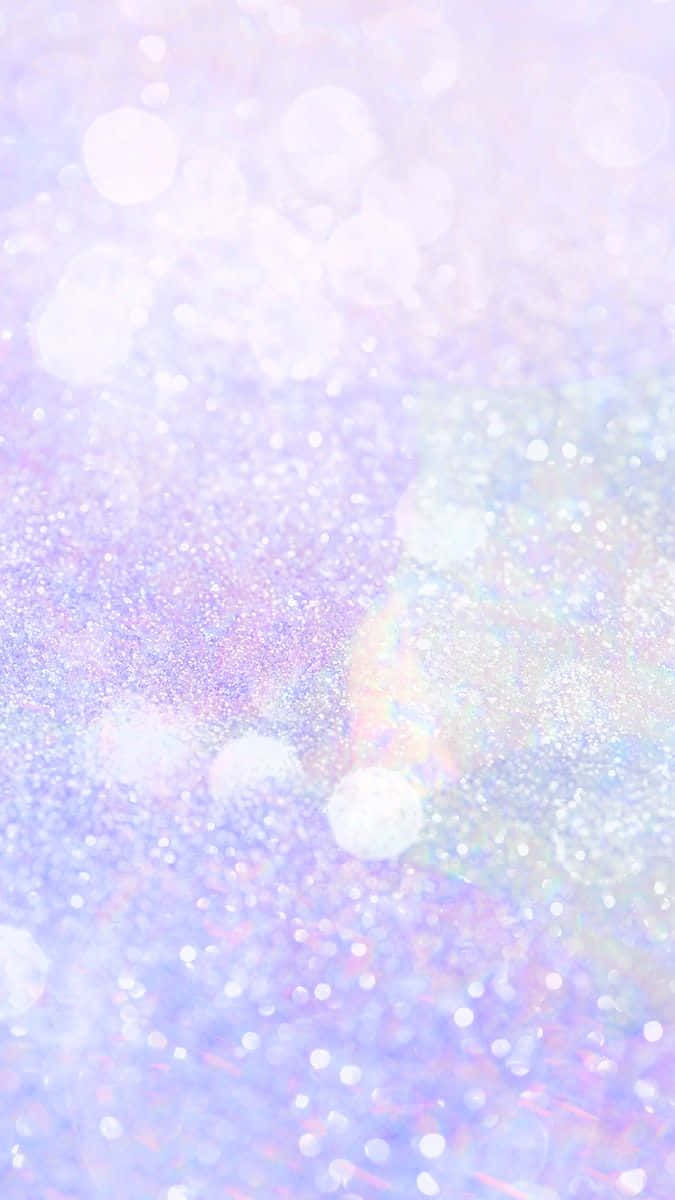 Light and cheerful purple glitter background