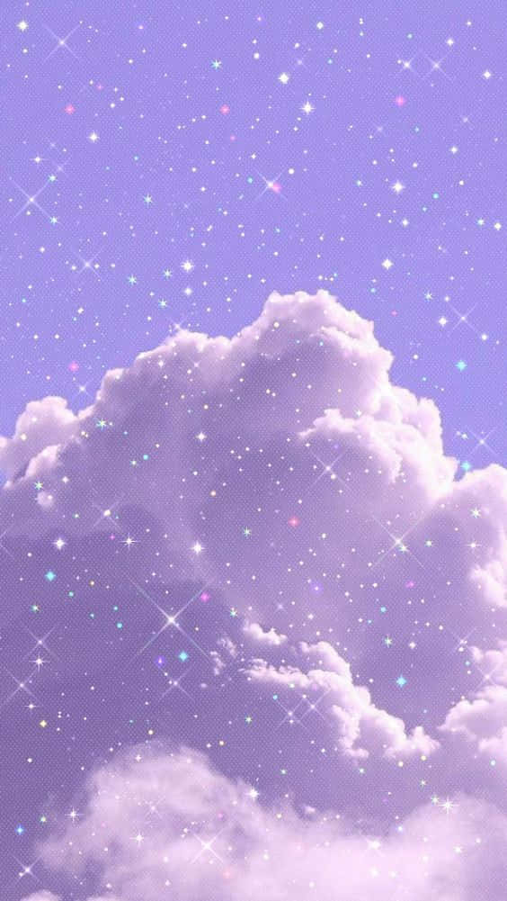 Download Soft and glittery light purple background. | Wallpapers.com