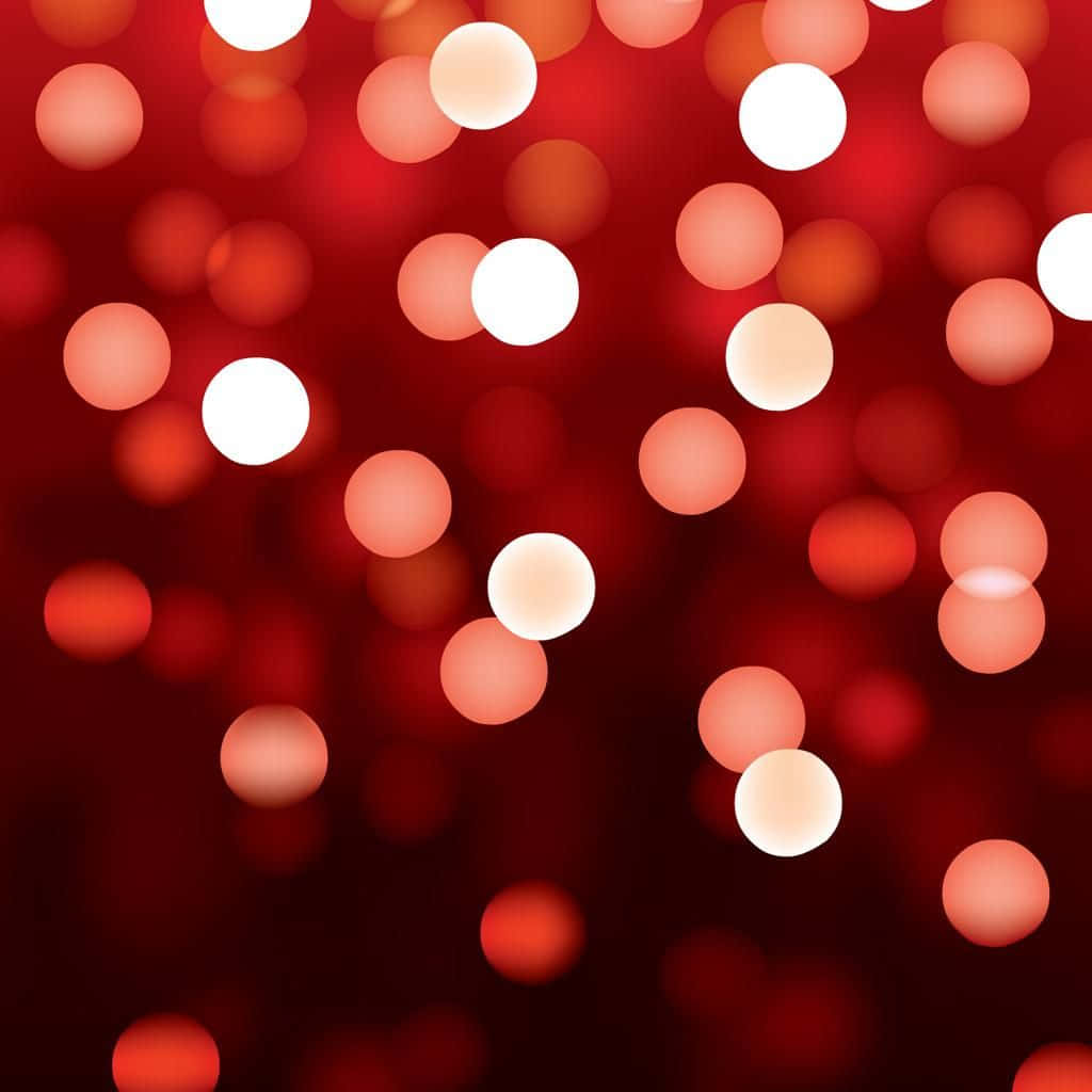 Bokeh Effects Light Red Background