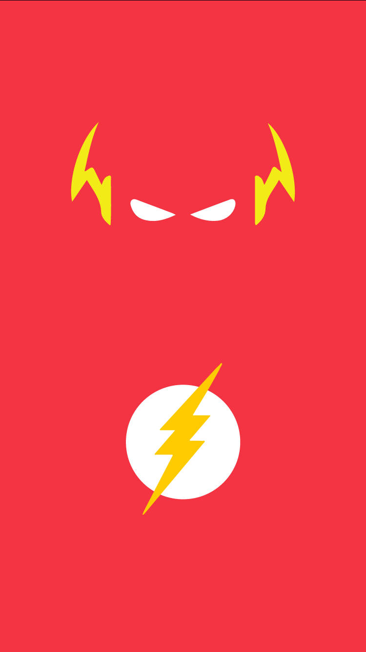 Light Red The Flash Mobile Art Background