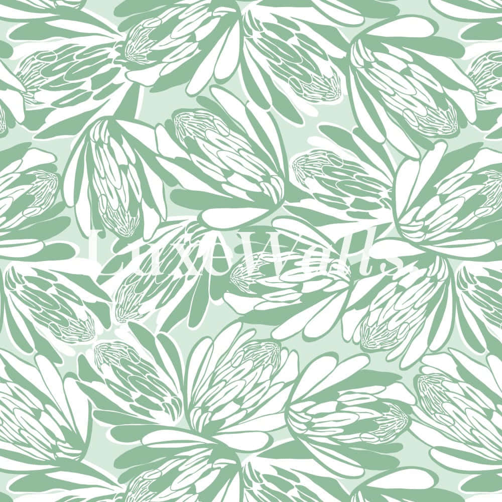 Light Sage Green Background with Minty Green Hue