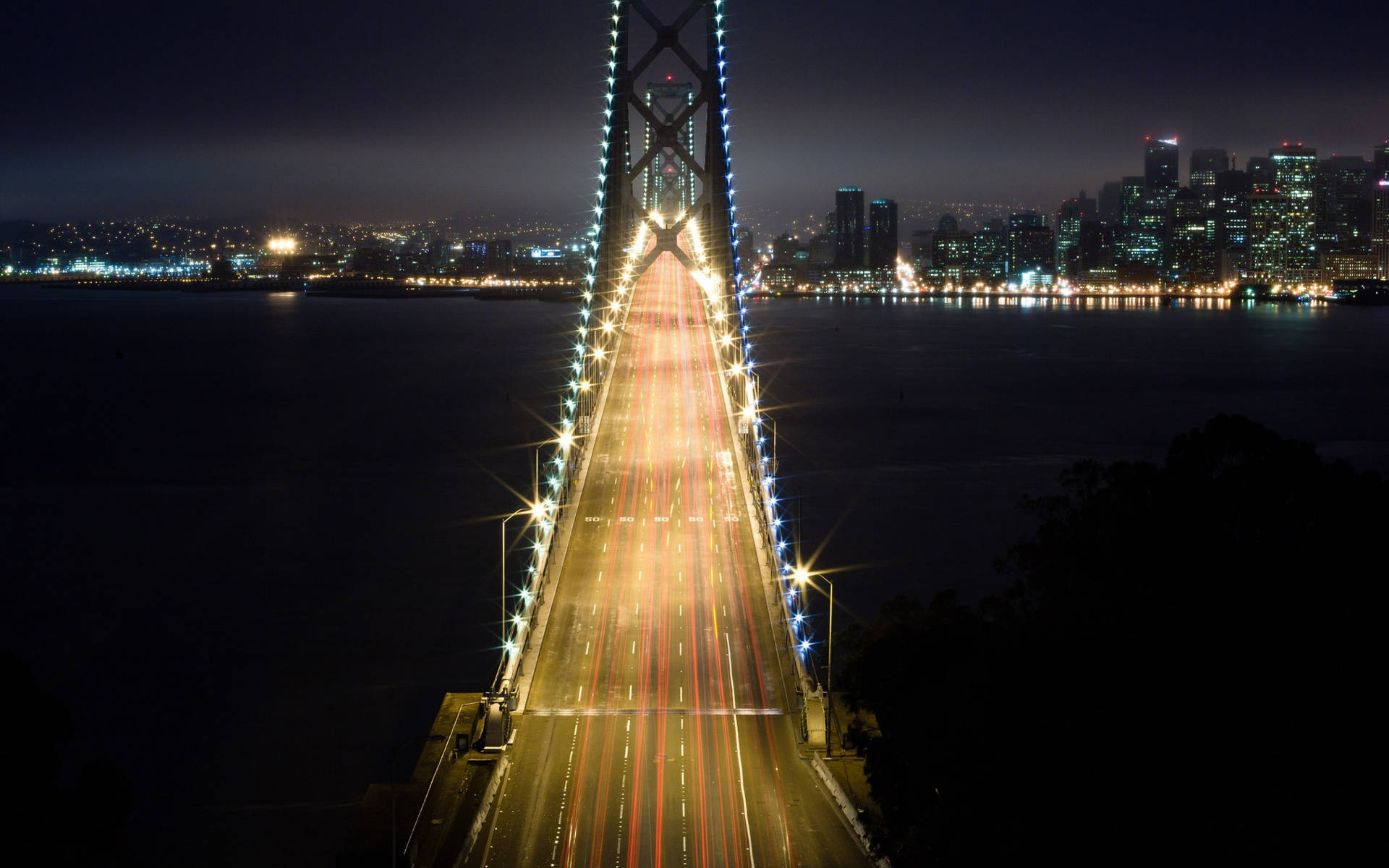 Light Trails San Francisco Photography Wallpaper