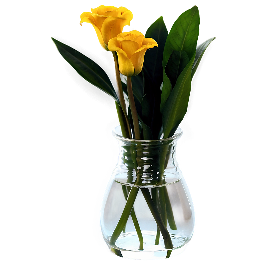 Light-up Flower Vase Png 06122024 PNG