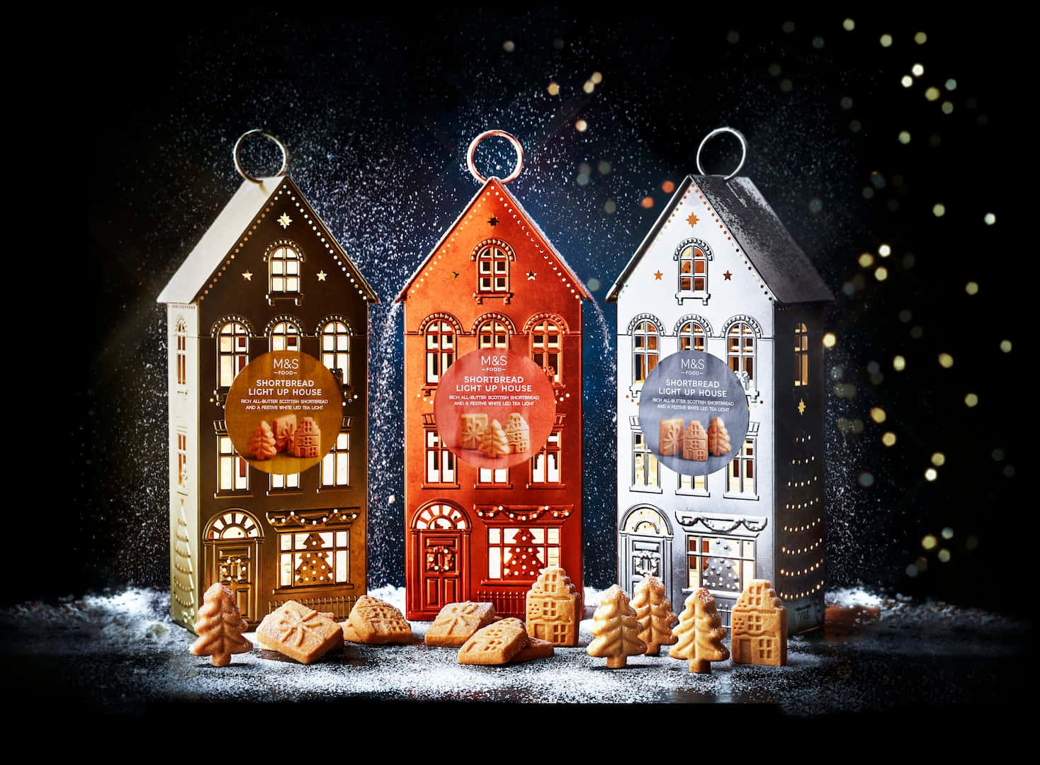 Three Gingerbread Houses In A Box