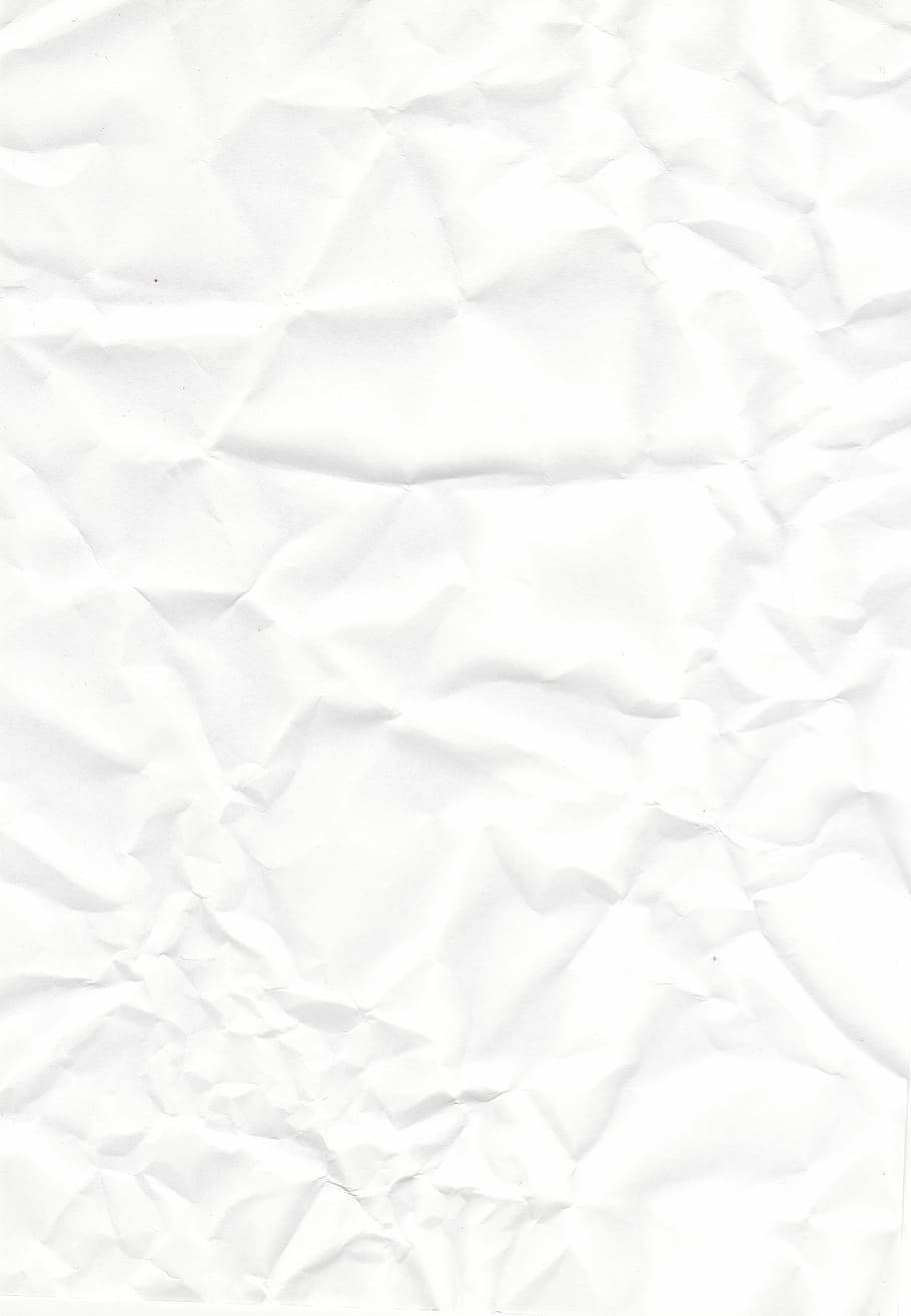 Light White Crumpled Paper Wallpaper