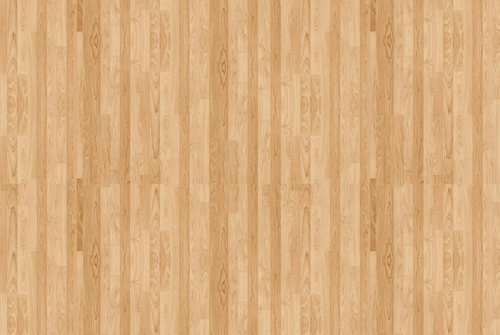 A Wooden Floor With A Wooden Pattern