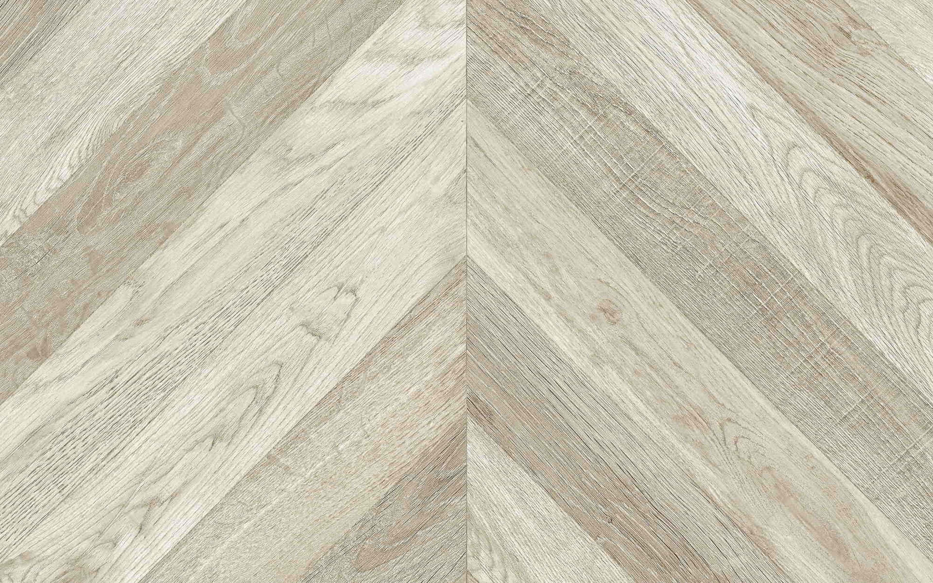 Light Wood Herringbone Floor Pattern Wallpaper