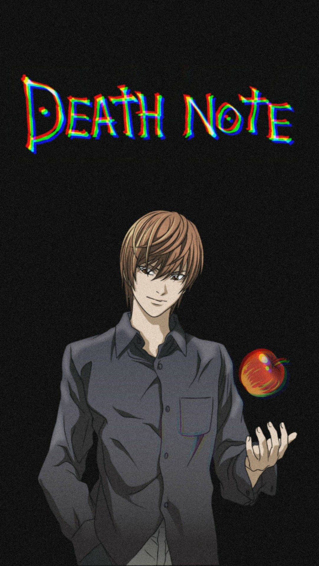 Leichteyagami Apple Death Note. Wallpaper