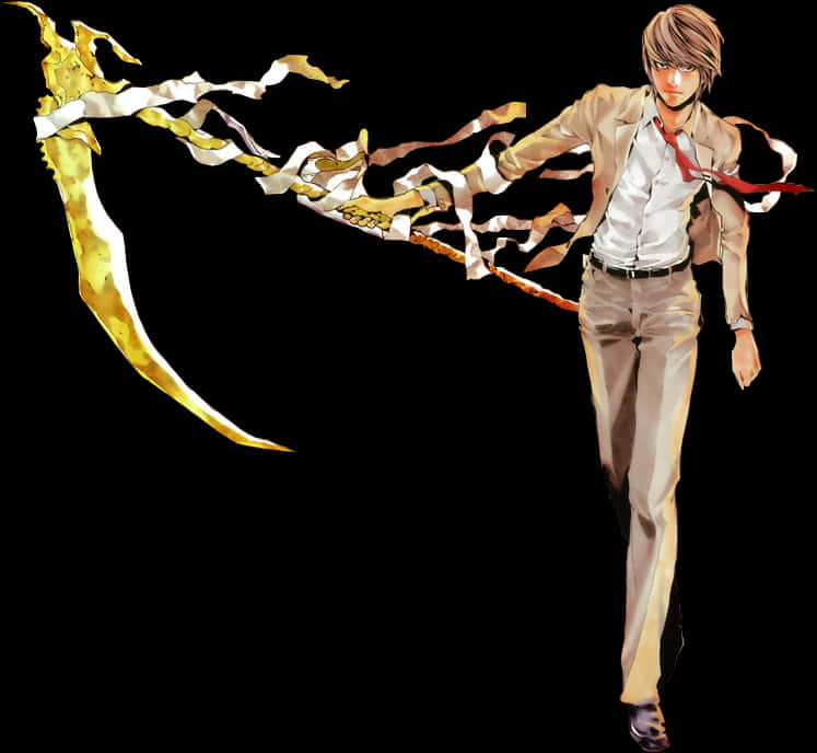 Light Yagami Death Note Power PNG