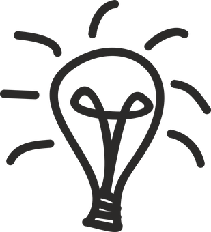 Lightbulb Idea Icon PNG