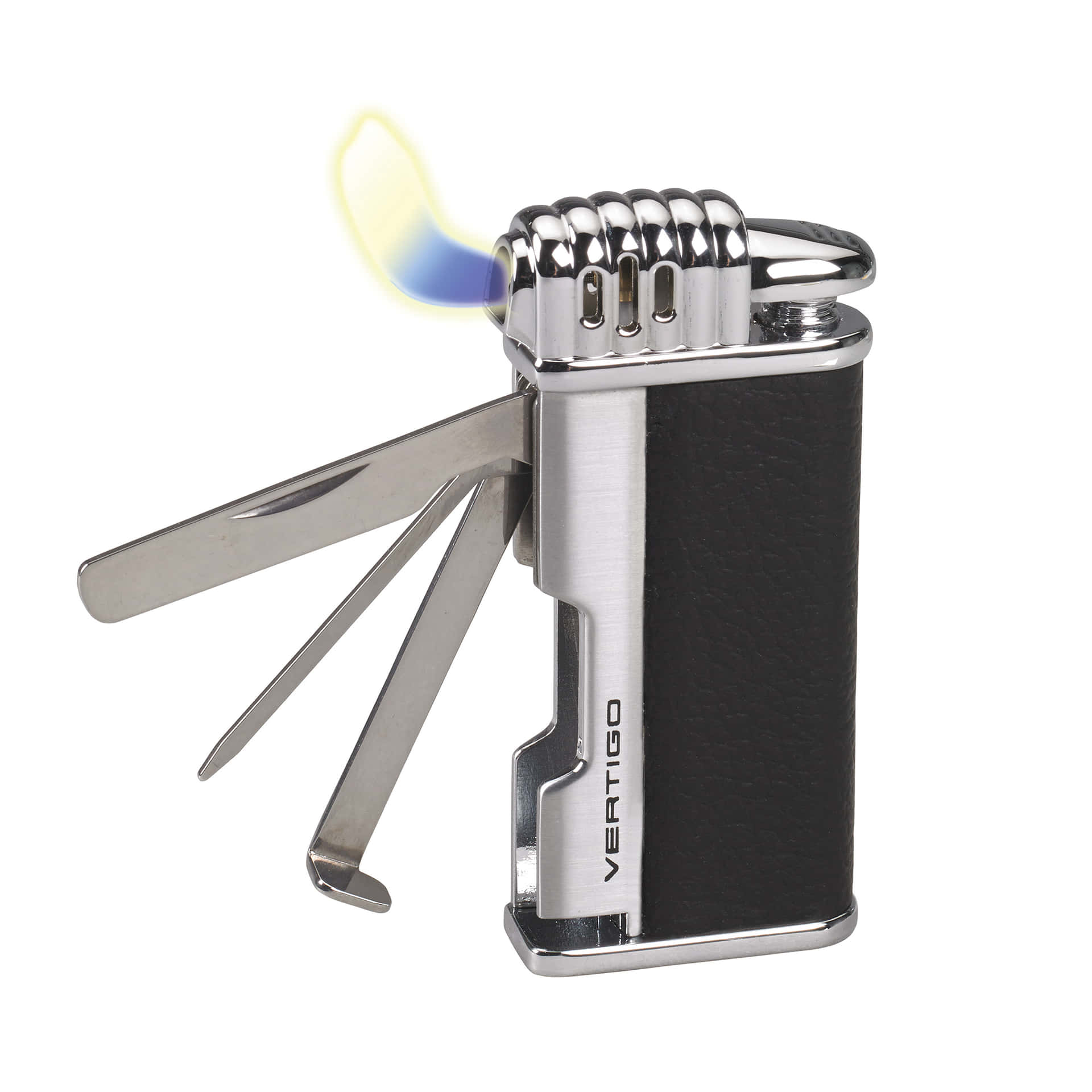 A Lighter With A Knife And A Lighter