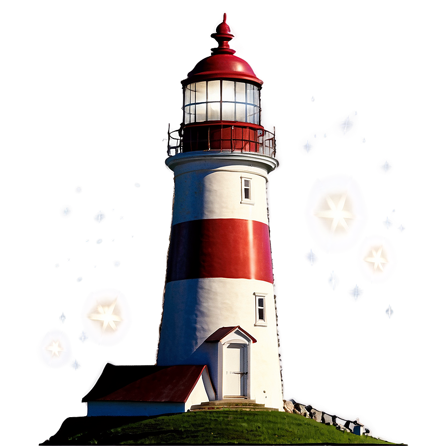 Download Lighthouse And Stars Png Rmp60 | Wallpapers.com