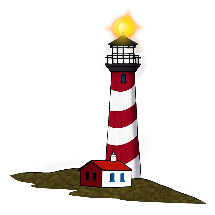 Lighthouse At Dawn Png Vyf82 PNG