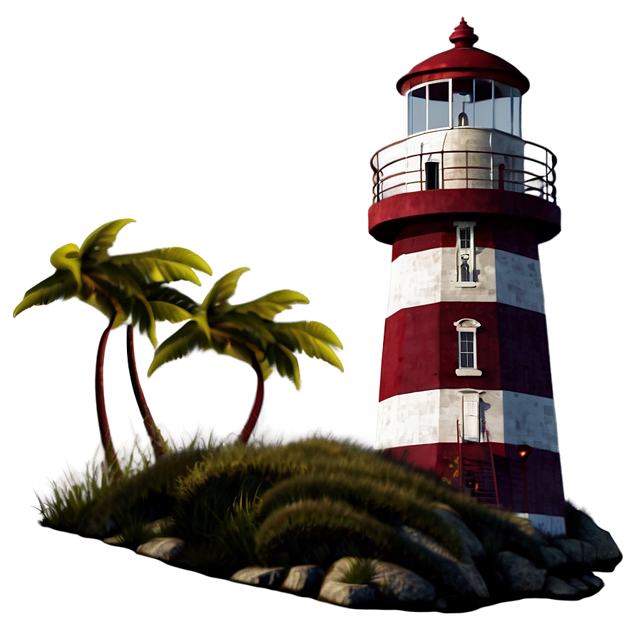 Lighthouse By The Sea Png Ghq PNG