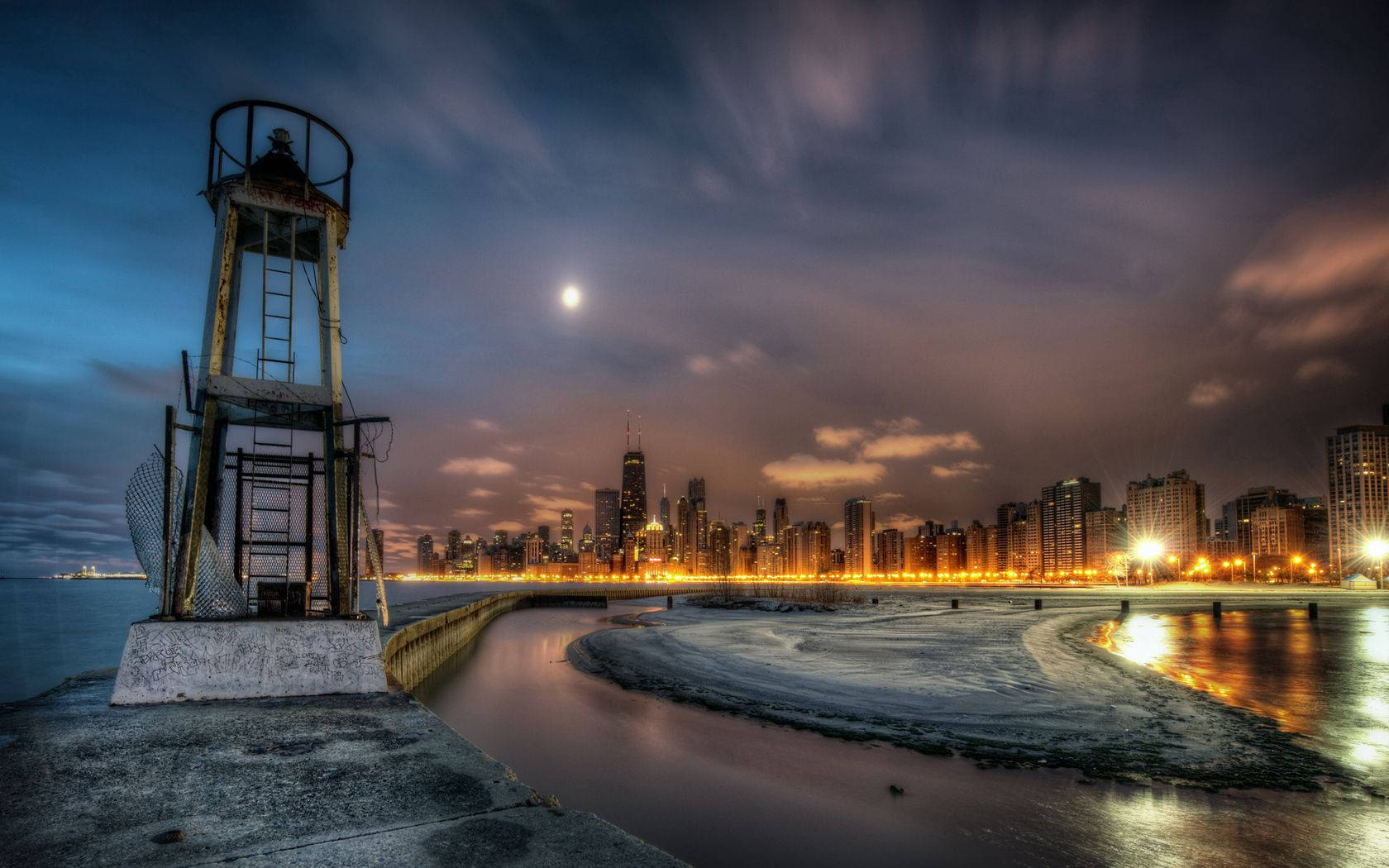 Lighthouse In Chicago Wallpaper