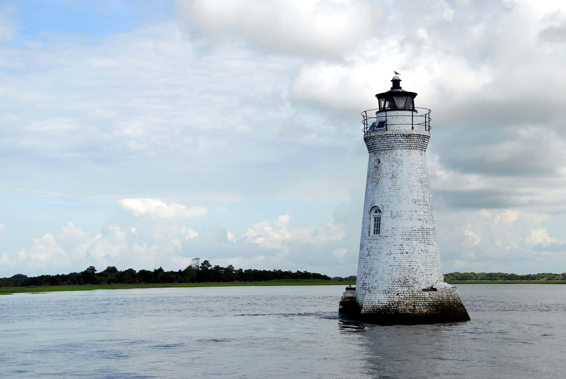 A Historic Lighthouse Amidst the Clouds