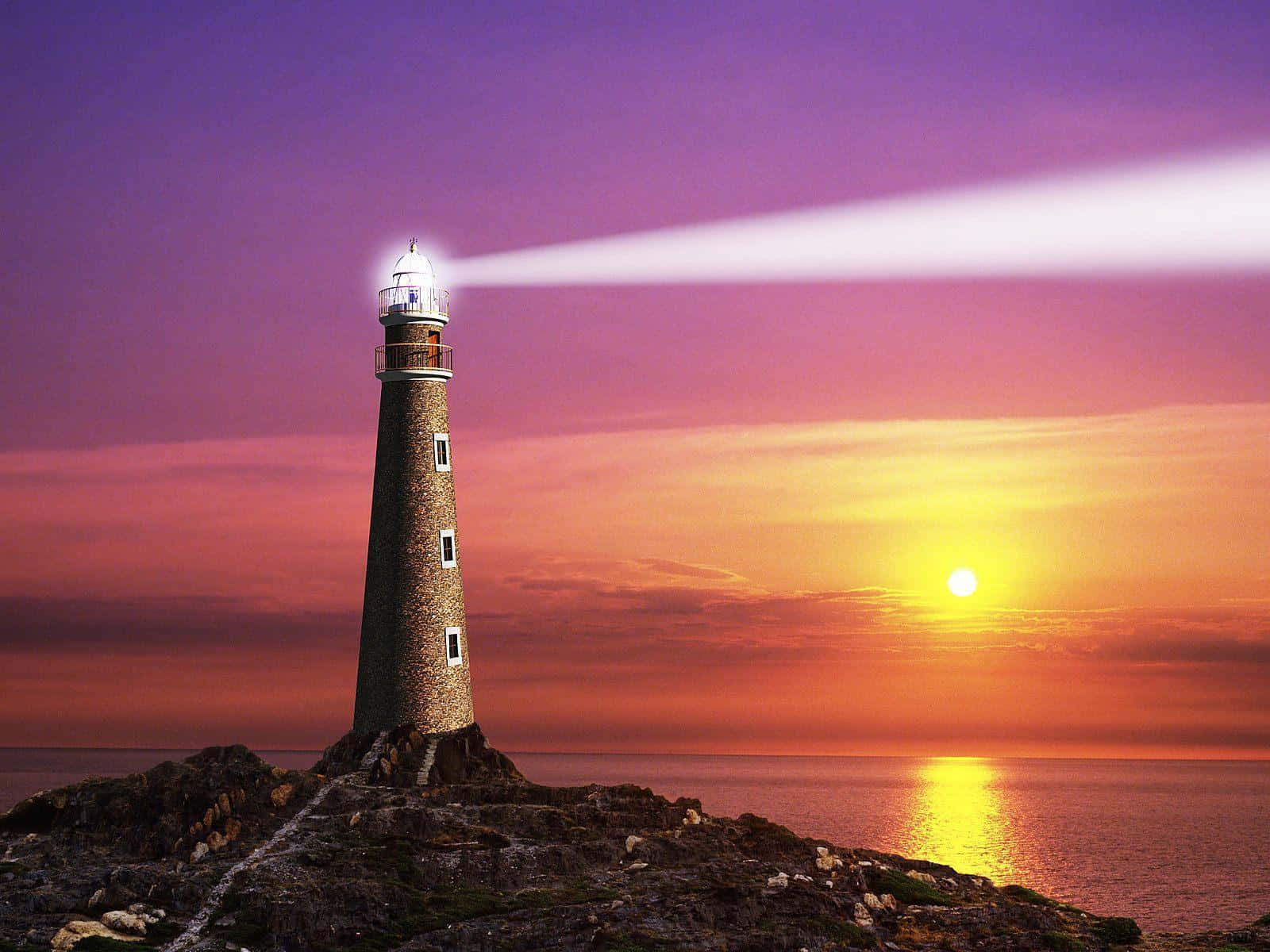 A Lighthouse On A Rock