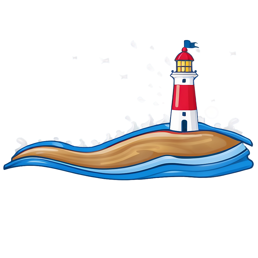Lighthouse With Waves Png Dpc67 PNG