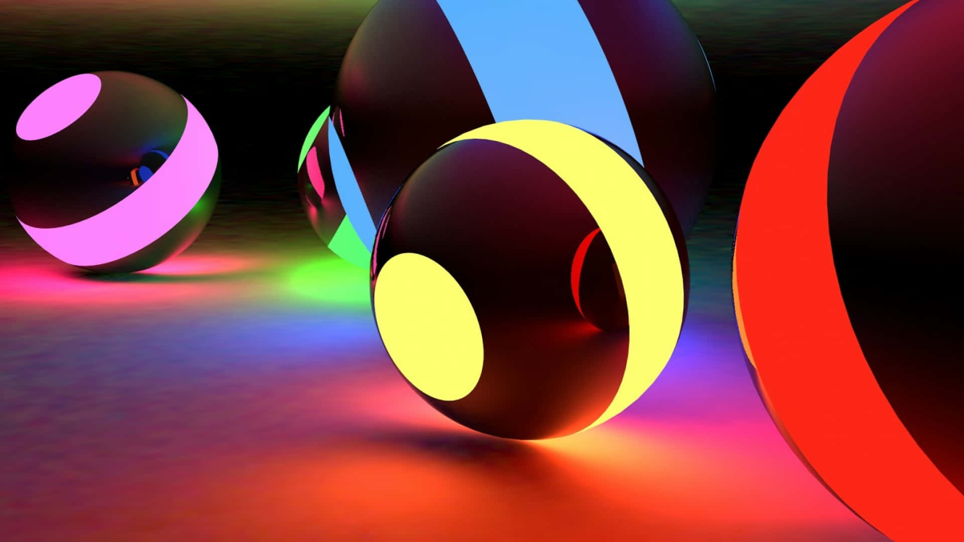 Colorful Abstract Ball Lighting Picture