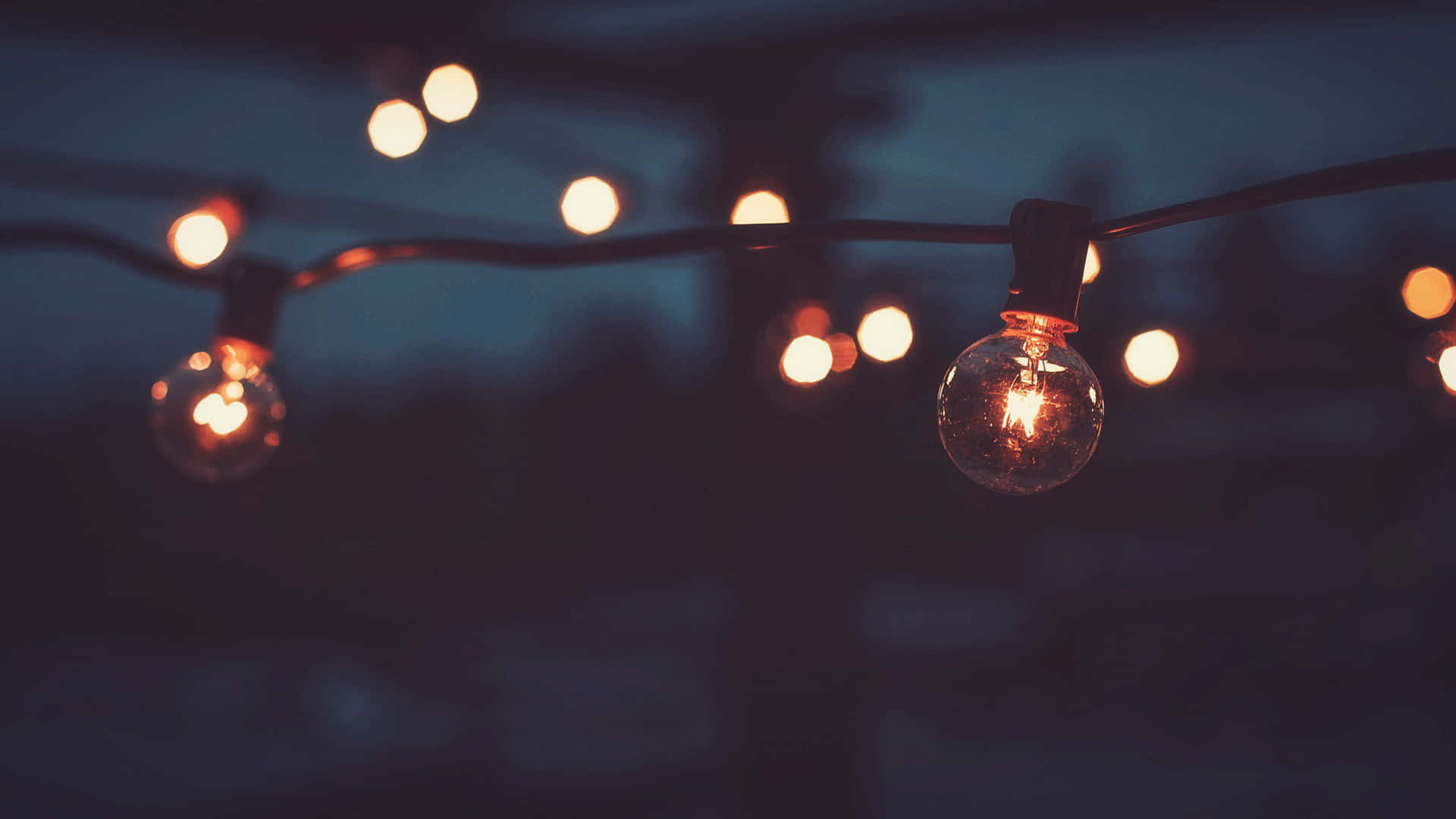 Aesthetic Outdoor Bulb Lighting Picture