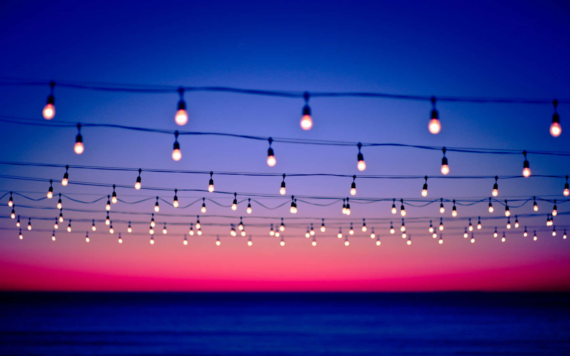 Small Outdoor Colorful Bulbs Lighting Picture