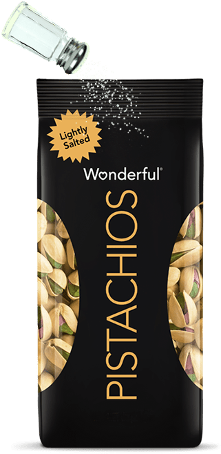 Lightly Salted Wonderful Pistachios Packaging PNG