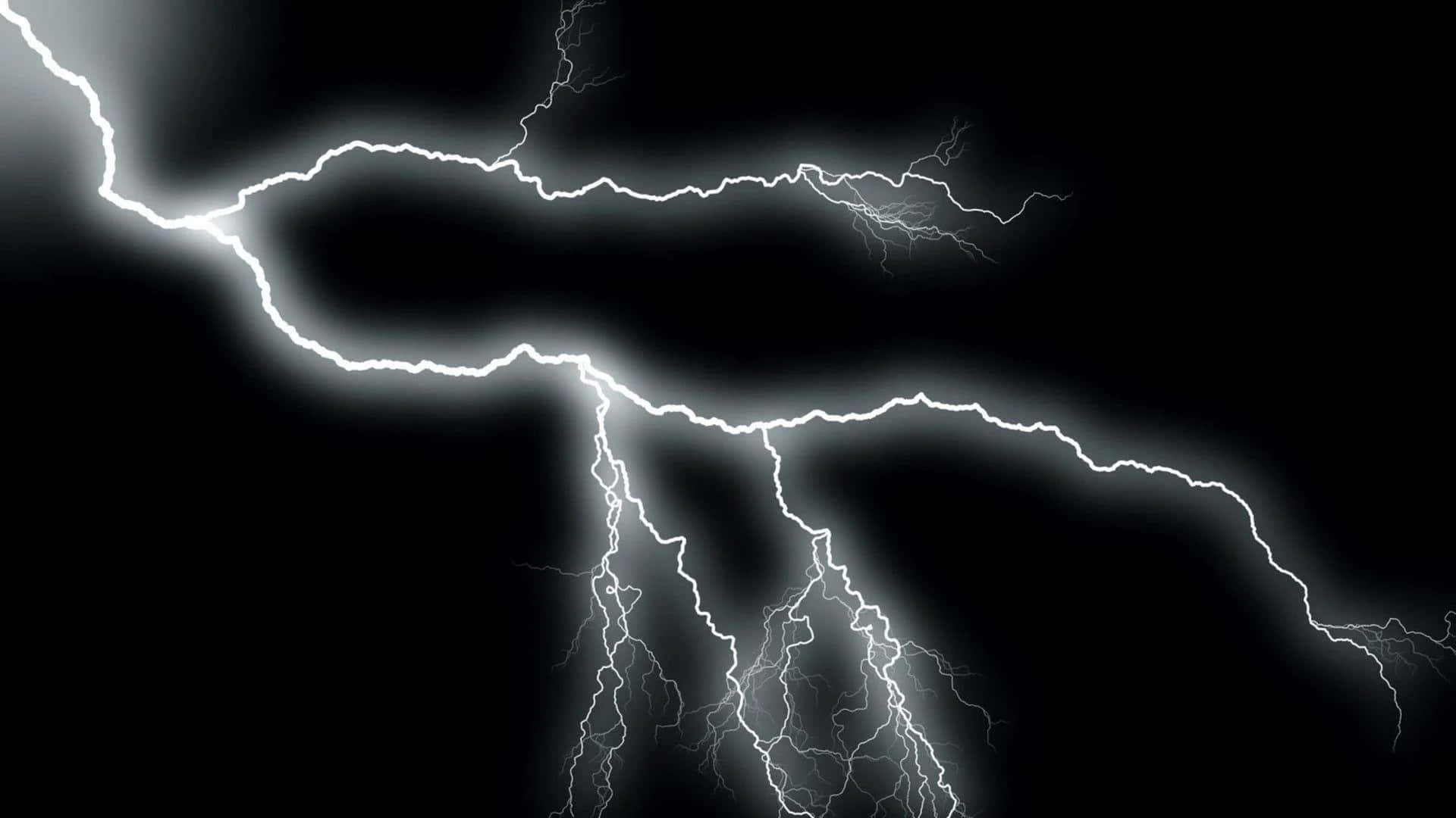 A dynamic electric charge with a powerful lightning bolt against a black sky