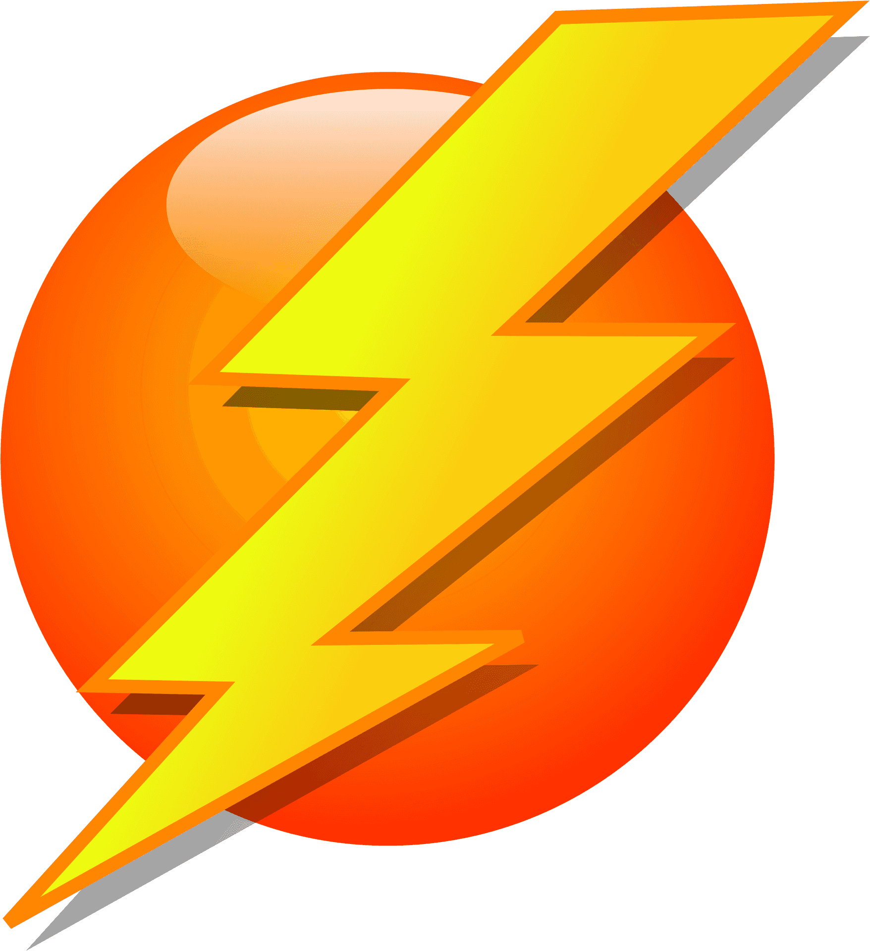 Lightning Bolt Graphic PNG