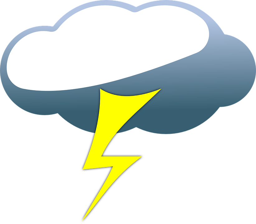 Lightning Cloud Icon PNG