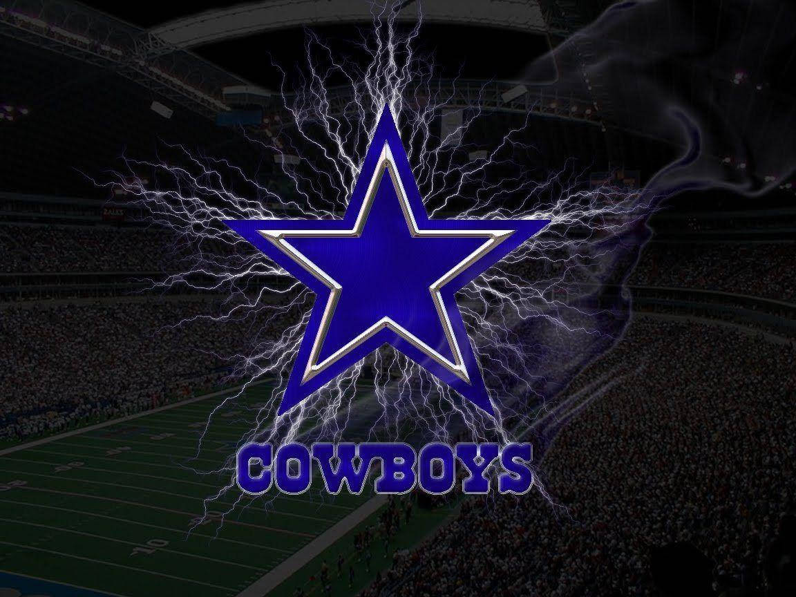 Lightning Dallas Cowboys NFL Team Logo Wallpaper