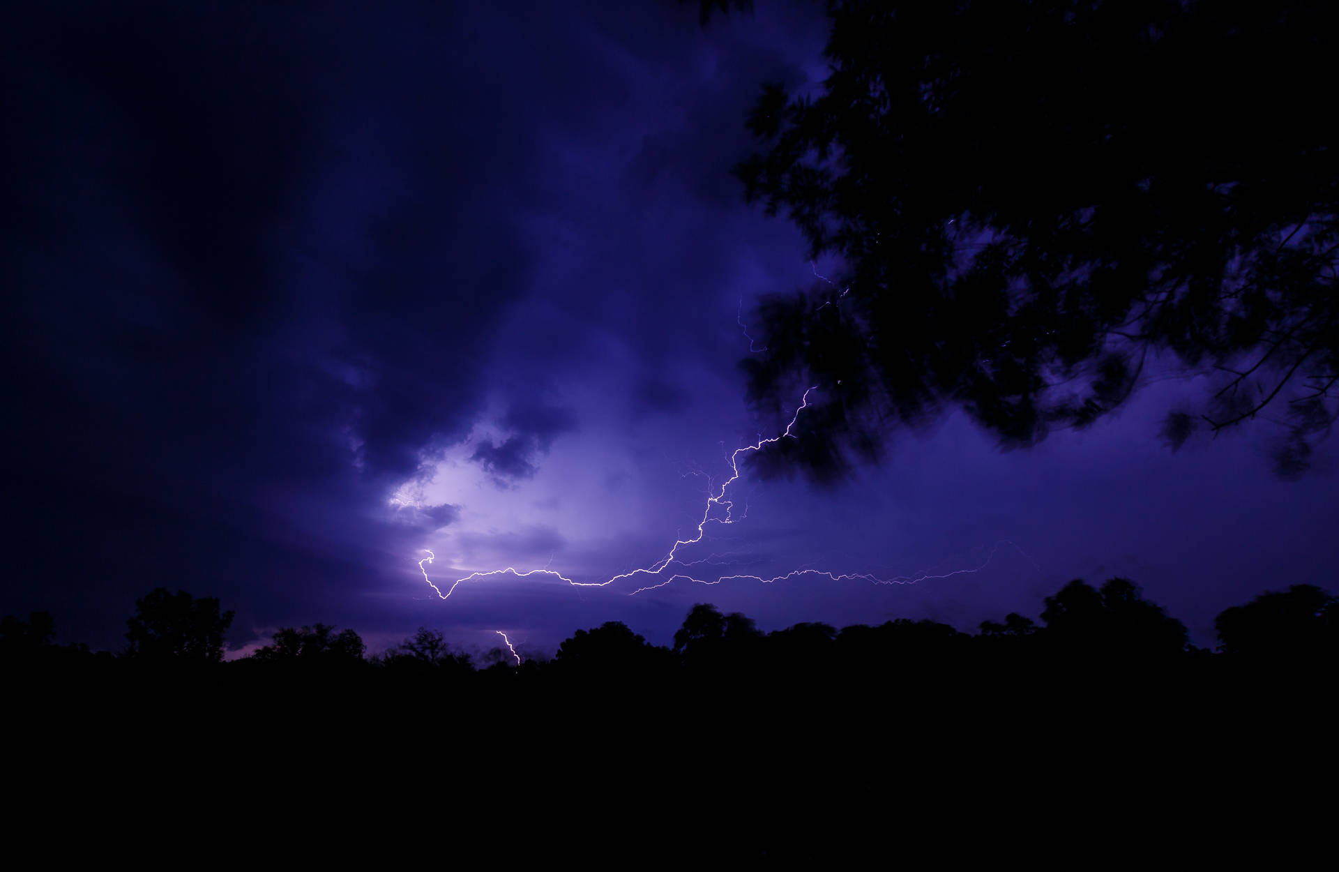 Lightning During Night