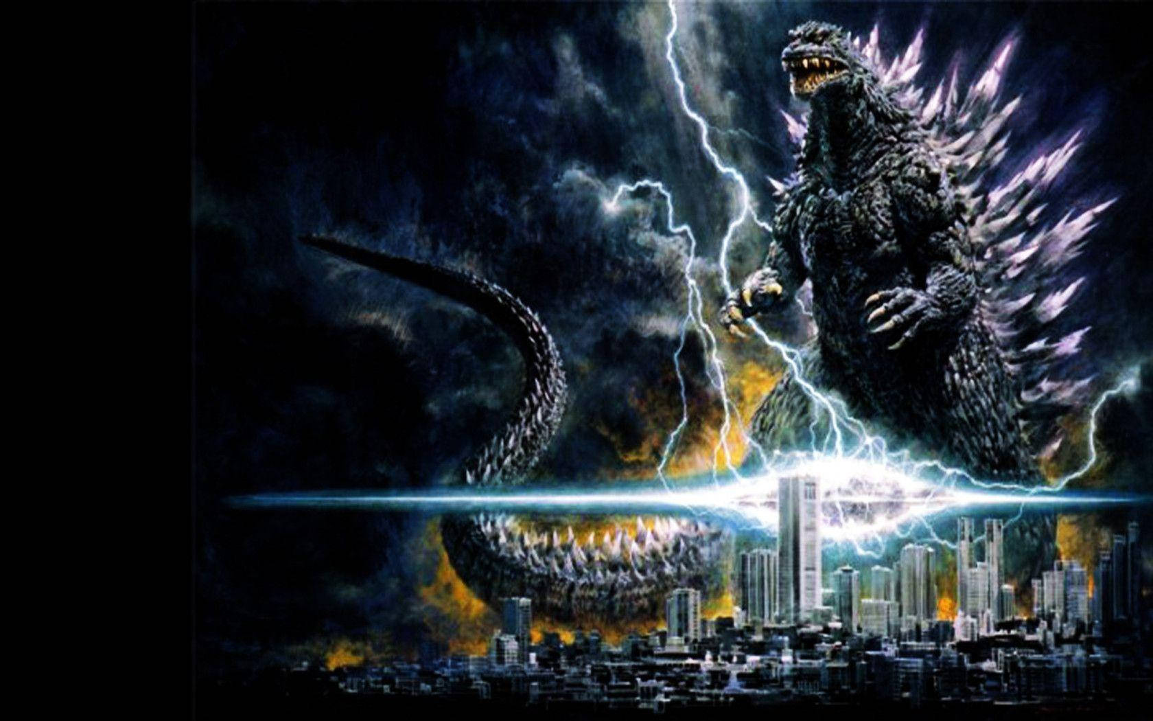 Godzilla Seizes The City Wallpaper