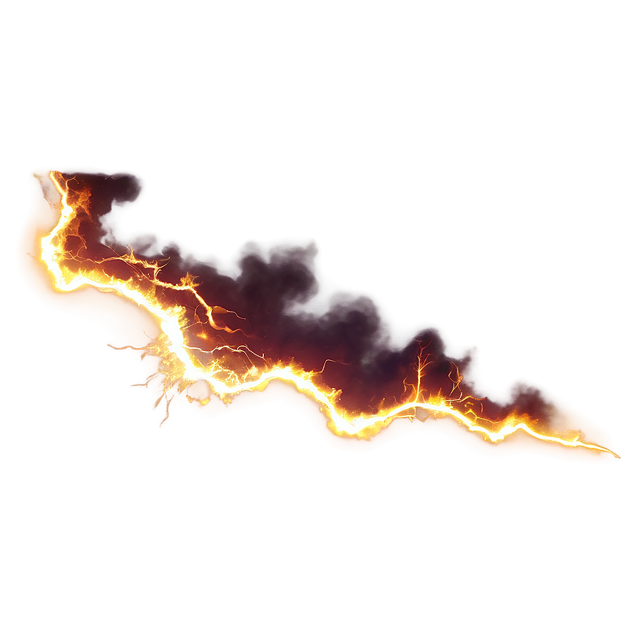 Lightning Fire Strike Png D PNG