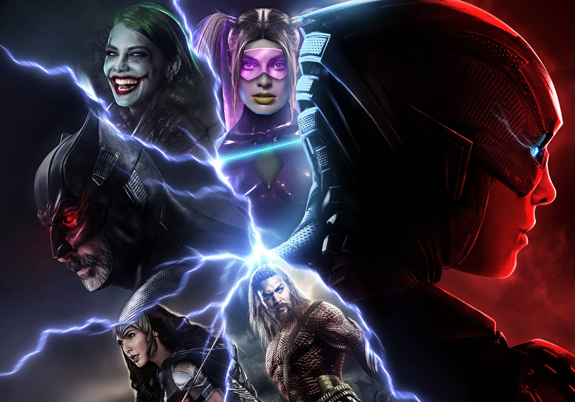Lightning For DC Superheroes Wallpaper