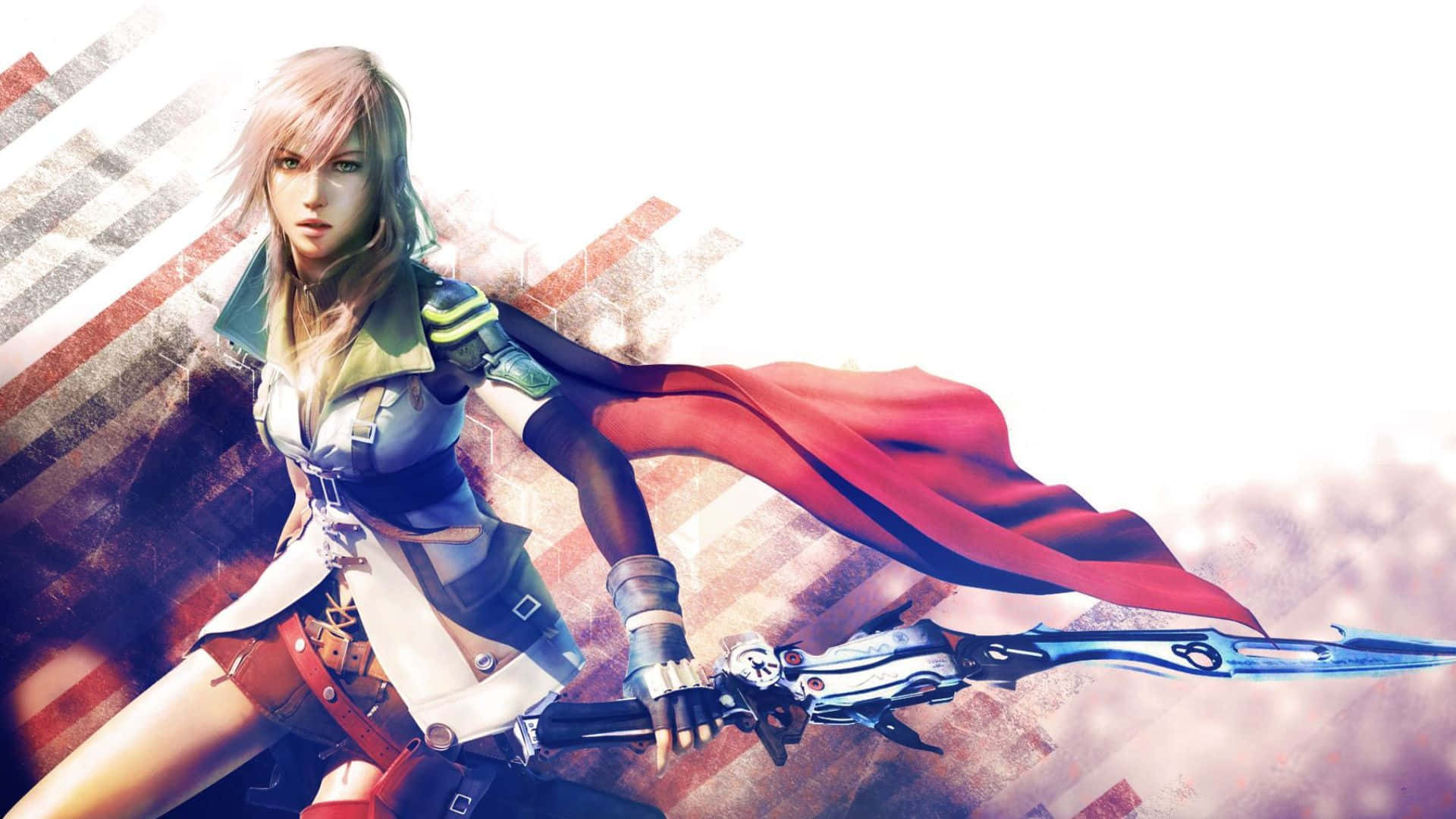 Lightning From Final Fantasy Xiii - Unveiling Her Power Wallpaper
