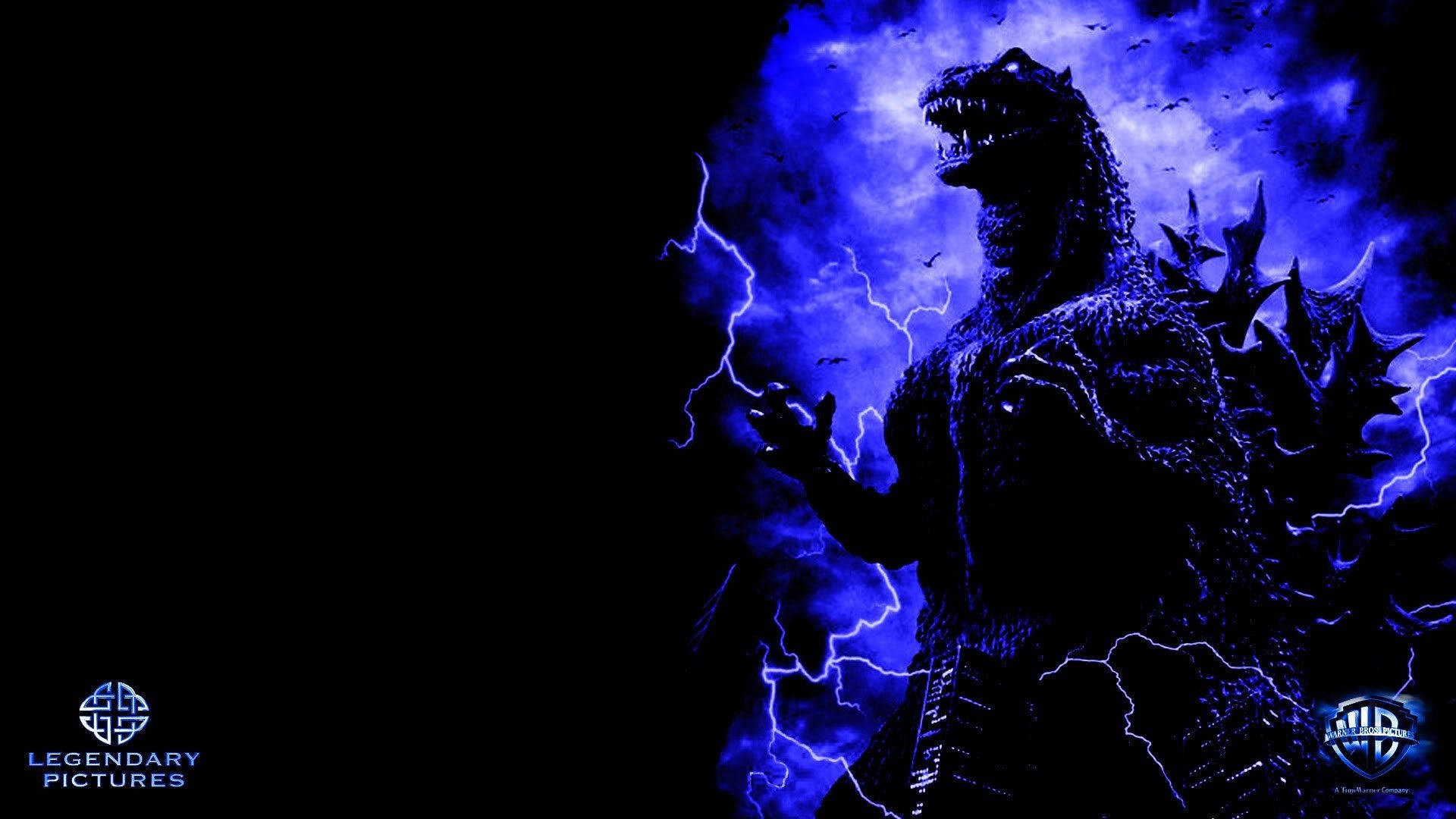Lightning Giant Monster Godzilla Background