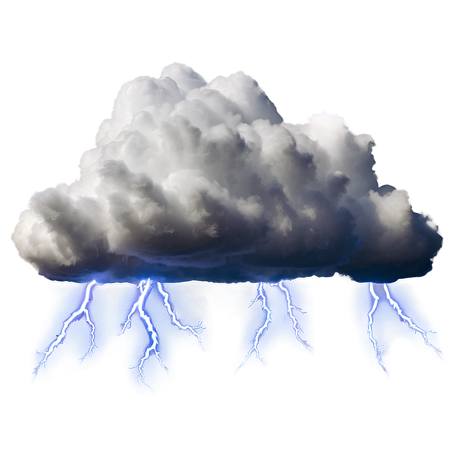 Lightning In Clouds Png 04292024 PNG