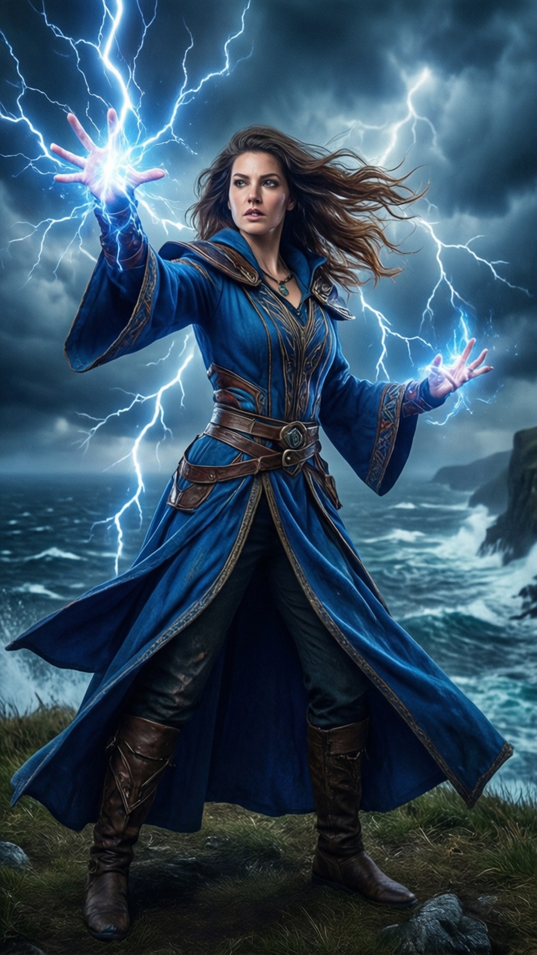 Lightning Mage Bakgrunner