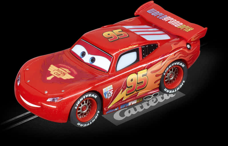 Lightning Mc Queen Toy Car PNG