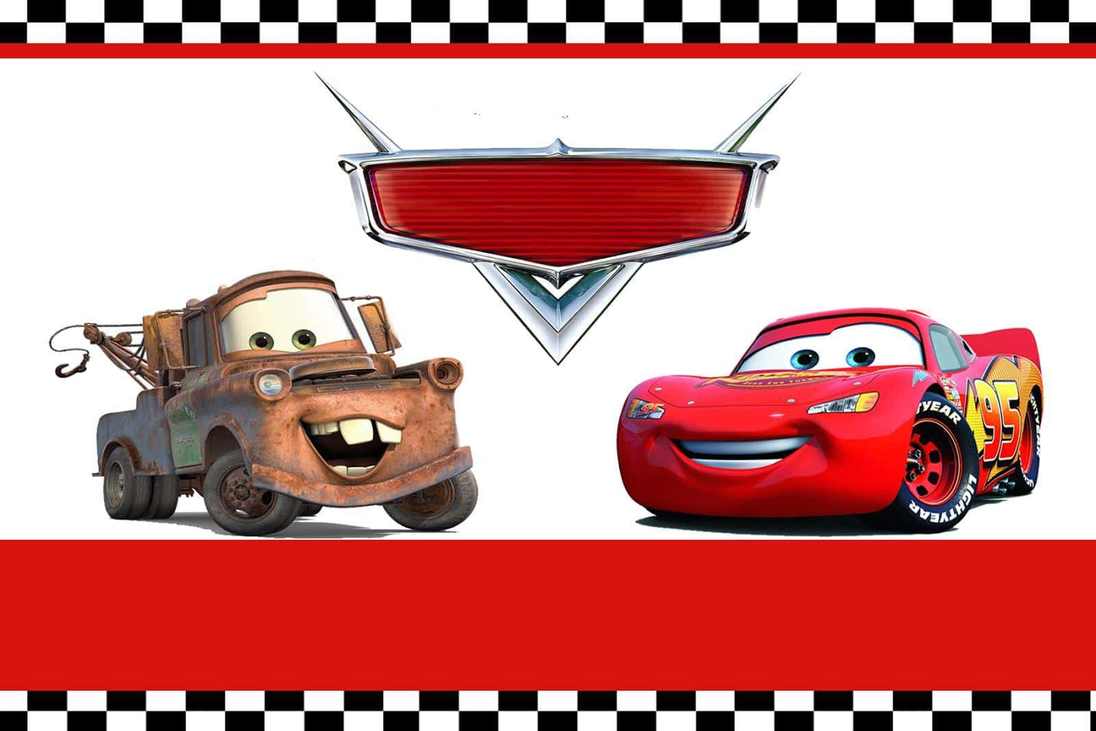 Lightning McQueen Racing On The Track