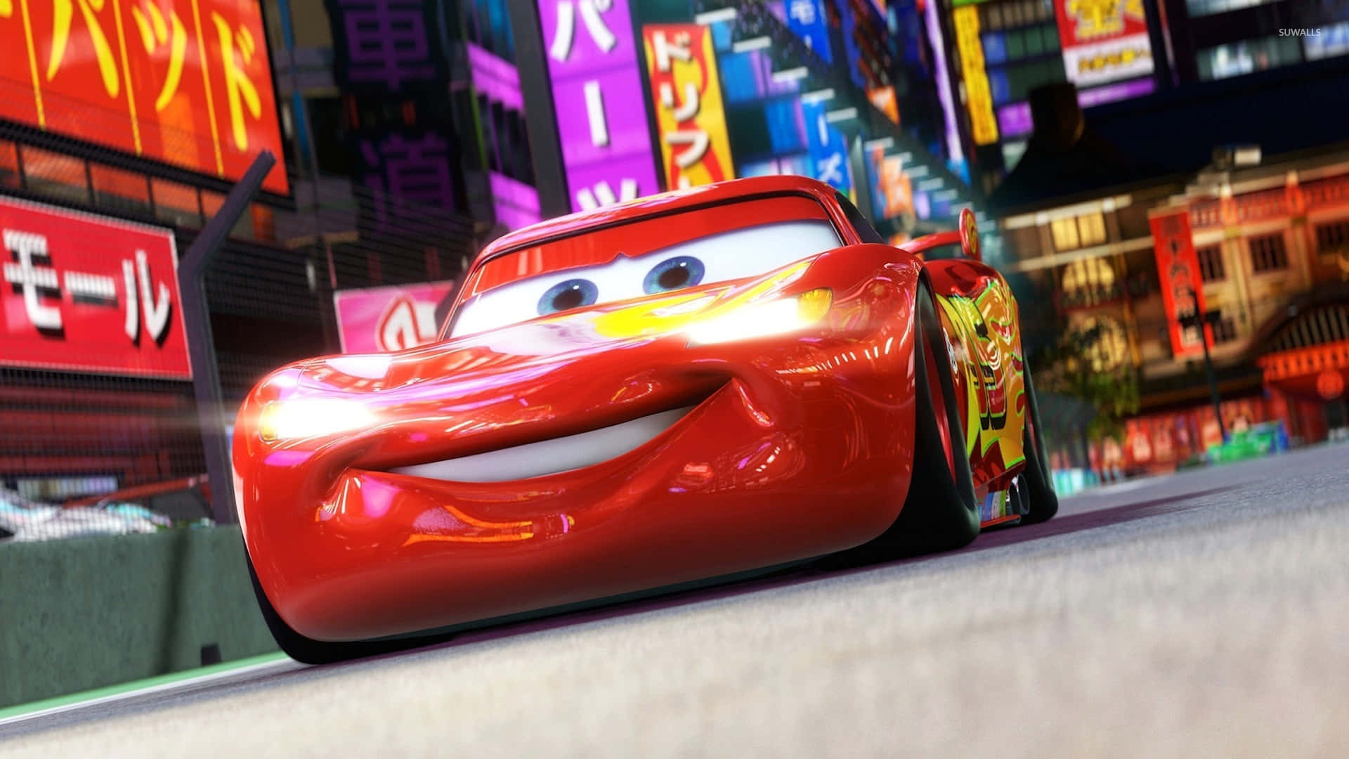 Lightningmcqueen 1920 X 1080 Baggrund