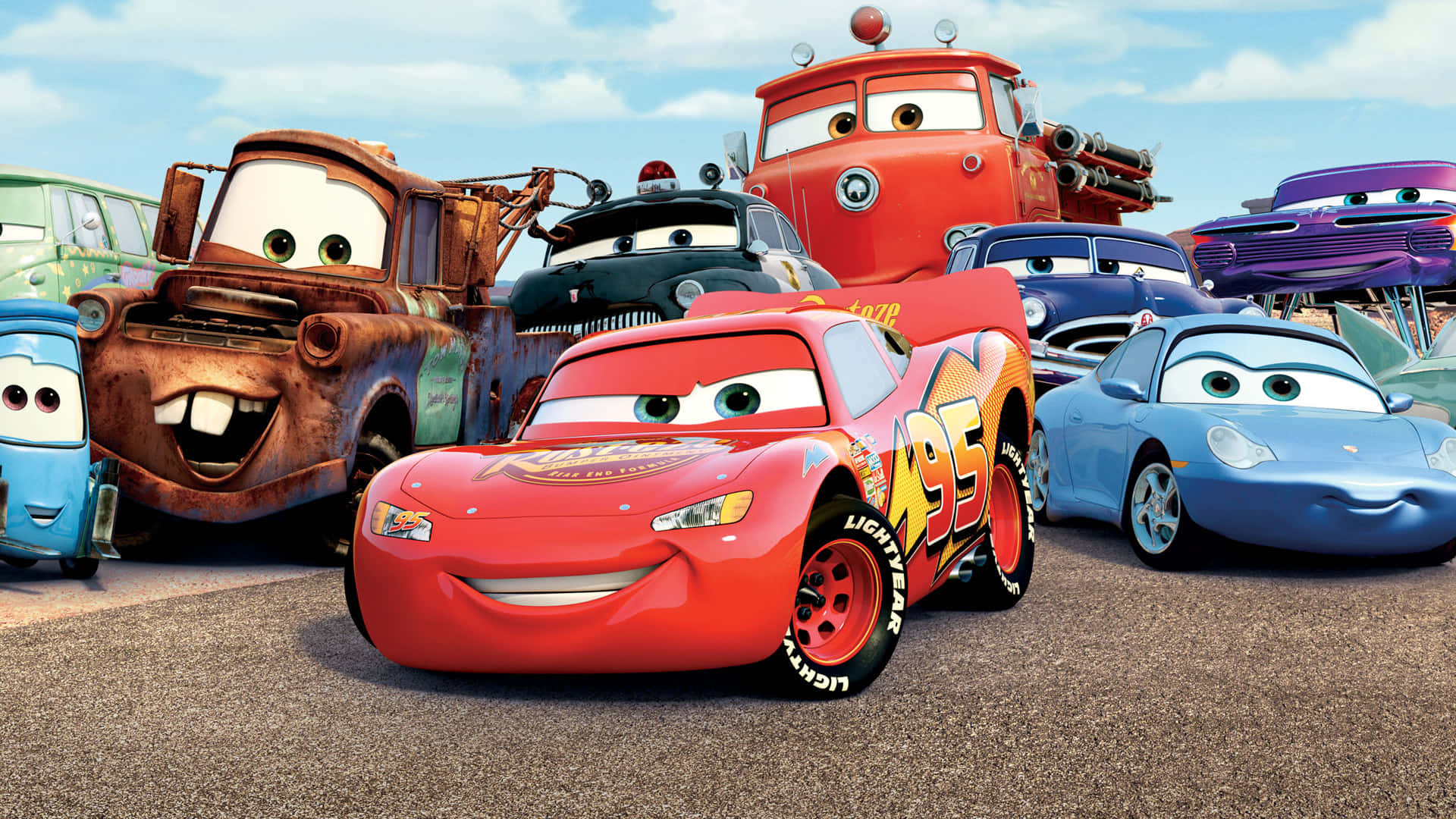 Lightningmcqueen Che Corre A Radiator Springs