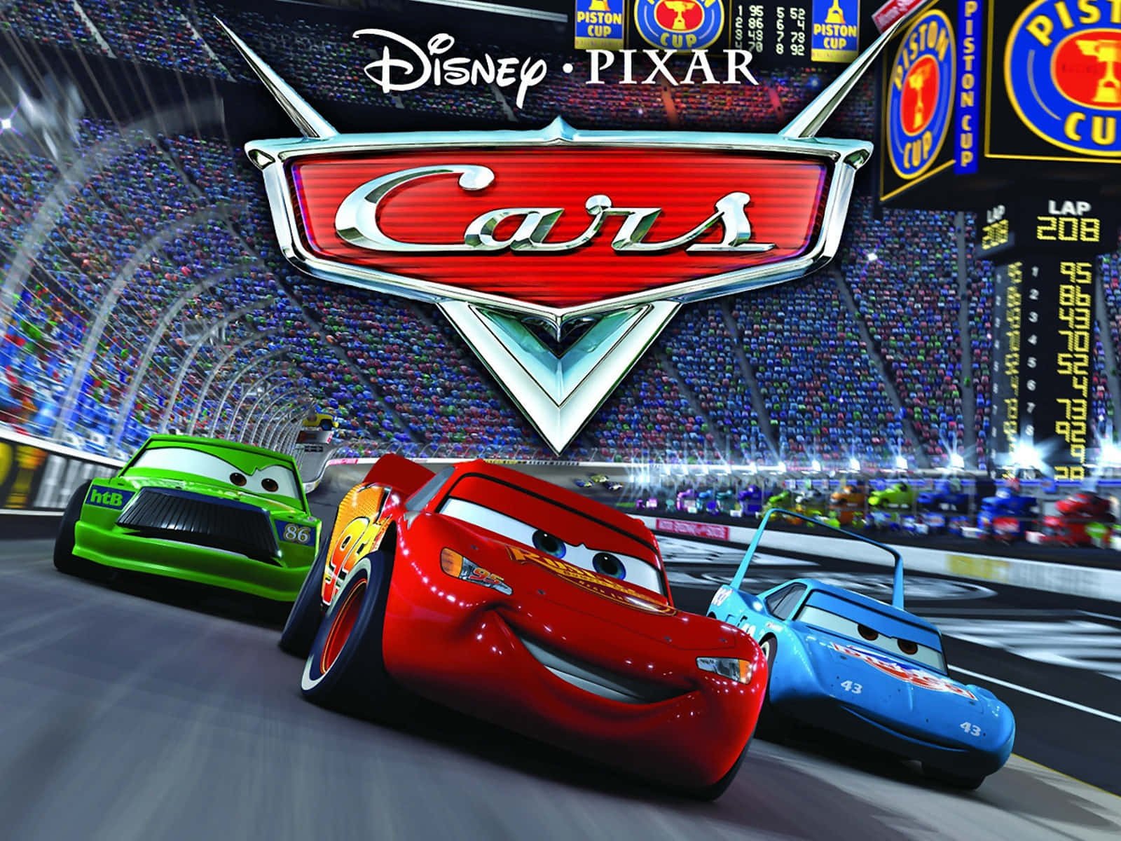 Lightningmcqueen E Gli Amici Nella Disney Cars